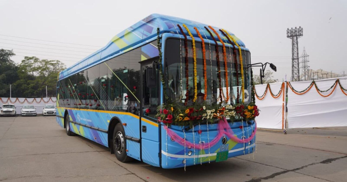 Delhi CM Arvind Kejriwal launches DTC's first electric bus